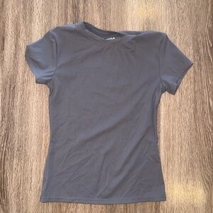 ADANOLA Ultimate Short Sleeve Top - Dark Grey